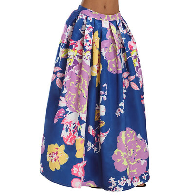 Summer Jungle Print Bohemian Vintage Horsetail Skirt womens 65124 
Summer Jungle Print Bohemian Vintage Horsetail Skirt womens 65124