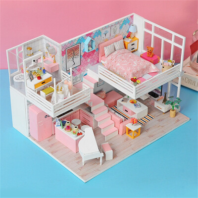 Gotoamei DIY Miniature House Furniture LED House Puzzle Decorate Creative Educational toy
Gotoamei DIY Miniature House Furniture LED House Puzzle Decorate Creative Educational toy