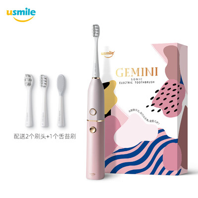 Usmile electric toothbrush adult couple version sonic grade twin electric toothbrush peach powder
Usmile electric toothbrush adult couple version sonic grade twin electric toothbrush peach powder