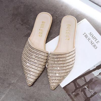 2019 pointed flat-soled water drill slippers women wear slippers online celebrity casual sandals single shoes
2019 pointed flat-soled water drill slippers women wear slippers online celebrity casual sandals single shoes