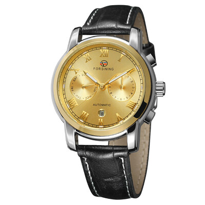 FORSINING genuine leather waterproof week calendar mens automatic mechanical watch belt mens watch
FORSINING genuine leather waterproof week calendar mens automatic mechanical watch belt mens watch