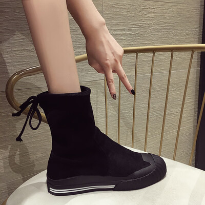 Leisure fashion Martin boots female British wind autumn Europe&the United States Joker flat retro elastic socks boots tide
Leisure fashion Martin boots female British wind autumn Europe&the United States Joker flat retro elastic socks boots tide