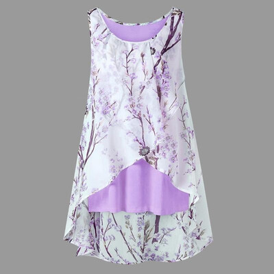 New Women Chiffon Blouse Loose Vest Tank Top O-neck Sleeveless Floral Print Casual Tops Pullover
New Women Chiffon Blouse Loose Vest Tank Top O-neck Sleeveless Floral Print Casual Tops Pullover