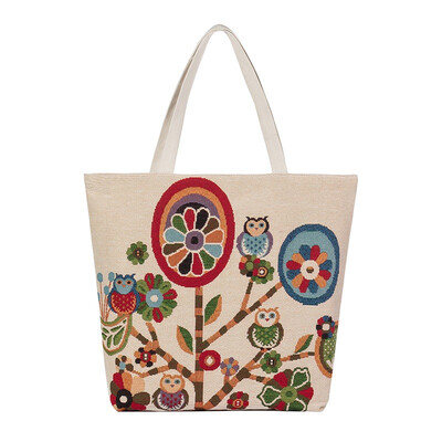 Muliti Pocket New Women Canvas Handbag Animal Floral Embroidery Jacquard Shoulder Bag Large Capacity Casual Shopping Bag Tote Wall
Muliti Pocket New Women Canvas Handbag Animal Floral Embroidery Jacquard Shoulder Bag Large Capacity Casual Shopping Bag Tote Wall