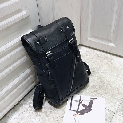 Backpack men retro Korean academic pu leather rainproof tide brand backpacks street Hong Kong wind backpack
Backpack men retro Korean academic pu leather rainproof tide brand backpacks street Hong Kong wind backpack