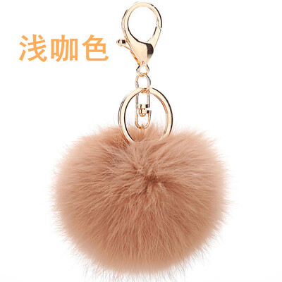 Rabbit hair ball key ring car with 8 cm plush accessories female key chain cute fur bag pendant lobster clasp
Rabbit hair ball key ring car with 8 cm plush accessories female key chain cute fur bag pendant lobster clasp