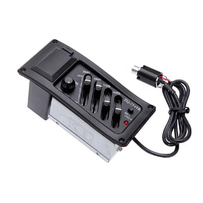 4-Band EQ Equalizer Piezo Pickup EQ-7545R Pre-Amp Acoustic Guitar Preamp Amplifier Tuner
4-Band EQ Equalizer Piezo Pickup EQ-7545R Pre-Amp Acoustic Guitar Preamp Amplifier Tuner