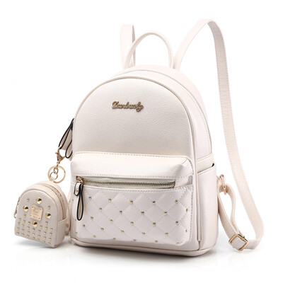 Shoulder bag female Korean mini bag fashion Joker student bag studded womens backpack
Shoulder bag female Korean mini bag fashion Joker student bag studded womens backpack