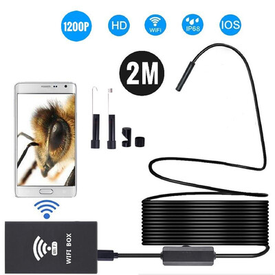 Wireless Endoscope IP68 Waterproof WiFi Borescope Inspection 20MP HD 8 LED 8mm Semi-Rigid Snake Camera for iPhones iPads Android
Wireless Endoscope IP68 Waterproof WiFi Borescope Inspection 20MP HD 8 LED 8mm Semi-Rigid Snake Camera for iPhones iPads Android