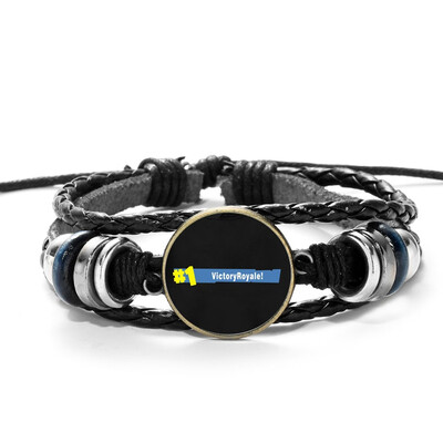 Fortnite Gemstone Bracelets - Fortnite Gamer Gifts Party Supplies - Weaving Leathers Bracelet for Boys Girls Adults
Fortnite Gemstone Bracelets - Fortnite Gamer Gifts Party Supplies - Weaving Leathers Bracelet for Boys Girls Adults
