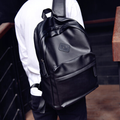 Double-shoulder bag Korean tide business casual fashion travel computer backpack PU leather high school students bag
Double-shoulder bag Korean tide business casual fashion travel computer backpack PU leather high school students bag