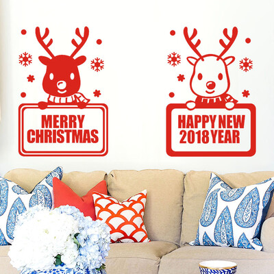〖Follure〗2018 Happy New Year Merry Christmas Wall Sticker Home Shop Windows Decals Decor
〖Follure〗2018 Happy New Year Merry Christmas Wall Sticker Home Shop Windows Decals Decor