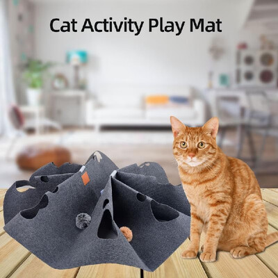 Cat Activity Play Mat Pets Toy Interactive Play Mat for Kittens Cats Behavioral Training Scratching
Cat Activity Play Mat Pets Toy Interactive Play Mat for Kittens Cats Behavioral Training Scratching