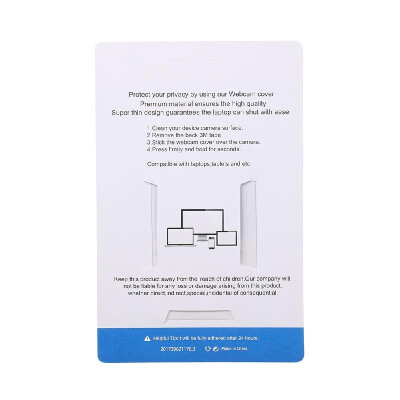 Webcam Cover Shutter Privacy Protector Plastic Slider Camera Cover Privacy Sticker for Webcam iPad iPhone Mac PC Laptops Mobile Ph
Webcam Cover Shutter Privacy Protector Plastic Slider Camera Cover Privacy Sticker for Webcam iPad iPhone Mac PC Laptops Mobile Ph