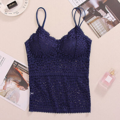 Women Beauty Padded Back Vest Lace Tube Top Underwear Sexy Lace Bottoming Camisole Fitness Underwear camisole
Women Beauty Padded Back Vest Lace Tube Top Underwear Sexy Lace Bottoming Camisole Fitness Underwear camisole
