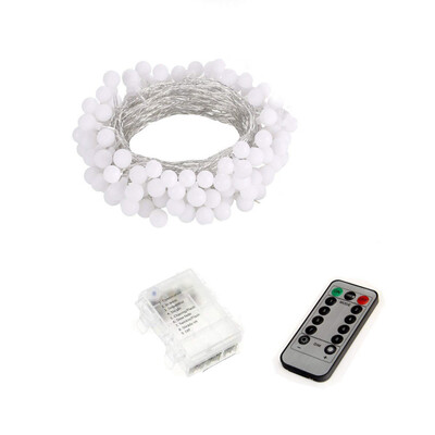 Gobestart Christmas Tree Fairy Party Lights Battery Box Remote Control White Ball Light
Gobestart Christmas Tree Fairy Party Lights Battery Box Remote Control White Ball Light