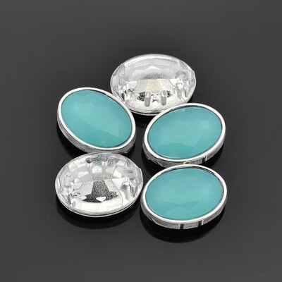 Sew on Taiwan Acrylic Garment Accessories Faceted OvalMediumAquamarineSilver16x12x6mm Hole 1mm
Sew on Taiwan Acrylic Garment Accessories Faceted OvalMediumAquamarineSilver16x12x6mm Hole 1mm