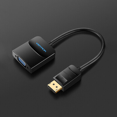 VENTION DP to VGA Adapter Displayport to VGA Female HD 1080P Converter Cable for Laptop TV Projector Video Converter 15cm591in B
VENTION DP to VGA Adapter Displayport to VGA Female HD 1080P Converter Cable for Laptop TV Projector Video Converter 15cm591in B