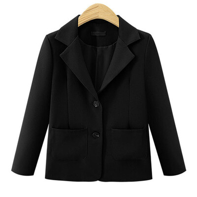 Tailored Women Fashion Autumn Loose Solid Color Jacket Ladies Office Wear Coat Blouse
Tailored Women Fashion Autumn Loose Solid Color Jacket Ladies Office Wear Coat Blouse