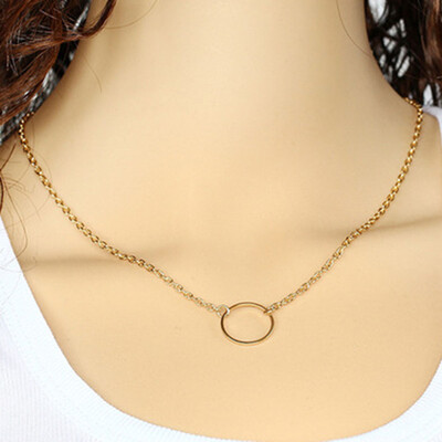 Fashion Gold Color Circle Pendant Necklace Maxi Statement Chokers Necklaces For Women Jewelry
Fashion Gold Color Circle Pendant Necklace Maxi Statement Chokers Necklaces For Women Jewelry