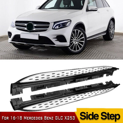 For 16-18 Mercedes Benz X253 GLC300 GLC43 AMG Running Board Side Step Nerf Bar 
For 16-18 Mercedes Benz X253 GLC300 GLC43 AMG Running Board Side Step Nerf Bar