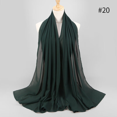Elegant style ladies monochrome lace stitching scarf supply source pearl chiffon scarf Muslim MSL037
Elegant style ladies monochrome lace stitching scarf supply source pearl chiffon scarf Muslim MSL037