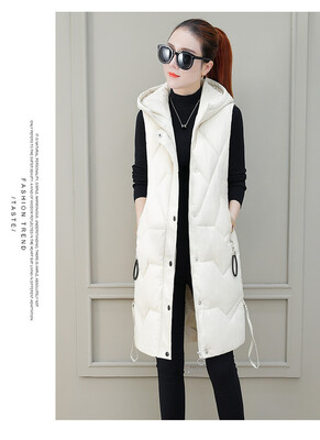 2018 new cotton vest winter womens long baggy thick hooded vest bf down vest jacket is fashionable
2018 new cotton vest winter womens long baggy thick hooded vest bf down vest jacket is fashionable
