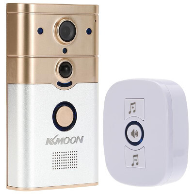 KKmoon® 720P WiFi Visual Intercom Door Phone Wireless Doorbell support Phone View Unlock Record Snapshot Infrared Night View Rai
KKmoon® 720P WiFi Visual Intercom Door Phone Wireless Doorbell support Phone View Unlock Record Snapshot Infrared Night View Rai