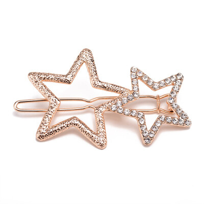 Women Ladies Popular Hollow Star Hairpin Metal Hair Clips Delicate Hair Decorations jewelry Hair Accessories Headwear
Women Ladies Popular Hollow Star Hairpin Metal Hair Clips Delicate Hair Decorations jewelry Hair Accessories Headwear