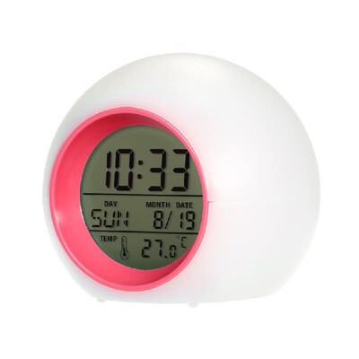 7 Colors Digital Alarm Clock 1224 Hour Snooze Sleep Function Temperature Timer Led Display for Bedroom Bathroom Gift Present
7 Colors Digital Alarm Clock 1224 Hour Snooze Sleep Function Temperature Timer Led Display for Bedroom Bathroom Gift Present