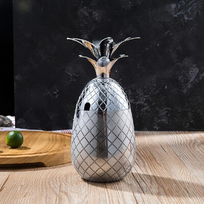 Pineapple Wine Glass Stainless Steel Craft Cocktail Tumbler Modern Design Glass for Kitchen Bar Party
Pineapple Wine Glass Stainless Steel Craft Cocktail Tumbler Modern Design Glass for Kitchen Bar Party
