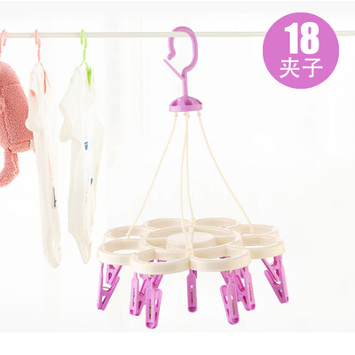 Mengting drying rack plum blossom round drying rack 18 clips drying rack hanger 1825
Mengting drying rack plum blossom round drying rack 18 clips drying rack hanger 1825