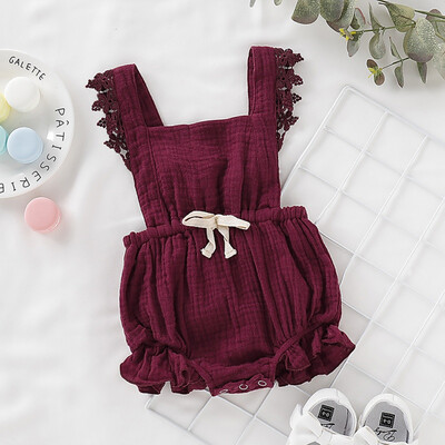 Newborn Baby Girls Backless Design Romper Flare Sleeve Infant Casual Lace Outfits
Newborn Baby Girls Backless Design Romper Flare Sleeve Infant Casual Lace Outfits