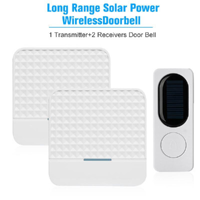 300M1000ft Long Range Solar Power Wireless Waterproof Doorbell Light Control Sensor with 1 Transmitter2 Receiver 52 Melodies 4 V
300M1000ft Long Range Solar Power Wireless Waterproof Doorbell Light Control Sensor with 1 Transmitter2 Receiver 52 Melodies 4 V