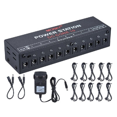 Mini Power Supply Station 10 Isolated DC Outputs for 9V 12V 18V Guitar Effect with Power Cables
Mini Power Supply Station 10 Isolated DC Outputs for 9V 12V 18V Guitar Effect with Power Cables
