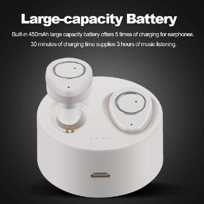 TWS-F1 True Wireless Bluetooth Headphones Invisible Earphone In-ear Stereo Music Headsets Multi-point Connection Hands-free w Mic
TWS-F1 True Wireless Bluetooth Headphones Invisible Earphone In-ear Stereo Music Headsets Multi-point Connection Hands-free w Mic