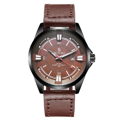SENORS Fashion Casual 3ATM Water-resistant Watch Men Quartz Watches Genuine Leather Band Watch Male Relogio Musculino
SENORS Fashion Casual 3ATM Water-resistant Watch Men Quartz Watches Genuine Leather Band Watch Male Relogio Musculino