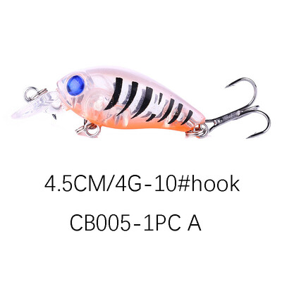 Crank Lures Fishing lure 45cm 4G Bait Minnow Fishing Lures 3D Eyes Wobblers Crankbait
Crank Lures Fishing lure 45cm 4G Bait Minnow Fishing Lures 3D Eyes Wobblers Crankbait