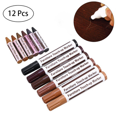 Siaonvr Wood Furniture Repair Pen Marker Pen Wax Scratch Filler Remover Repair Fix 12Pc
Siaonvr Wood Furniture Repair Pen Marker Pen Wax Scratch Filler Remover Repair Fix 12Pc