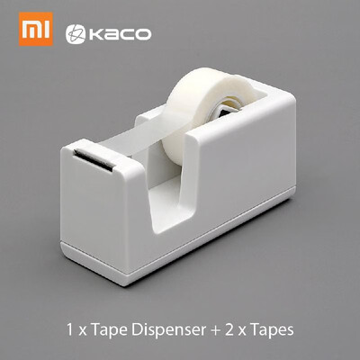 Xiaomi Kaco LEMO Tape Dispenser with 2 Rolls Tapes Tape Cutter Set Tape Holder Stationery Supplies for Office School Home
Xiaomi Kaco LEMO Tape Dispenser with 2 Rolls Tapes Tape Cutter Set Tape Holder Stationery Supplies for Office School Home