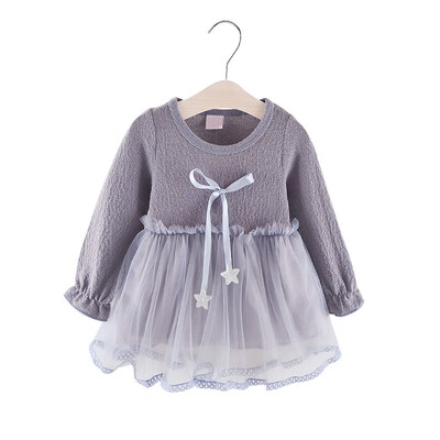 Spring Baby Girls Dress Casual Long Sleeve Mesh Design Dress with Bowknot Costume Children Princess Dresses
Spring Baby Girls Dress Casual Long Sleeve Mesh Design Dress with Bowknot Costume Children Princess Dresses