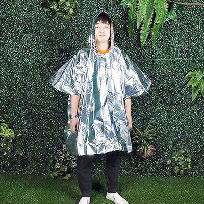 Survival Multi-Functional Foil Poncho Raincoat Waterproof Outdoor Insulation Emergency Aluminum Layer Brightness Rescue Raincoat
Survival Multi-Functional Foil Poncho Raincoat Waterproof Outdoor Insulation Emergency Aluminum Layer Brightness Rescue Raincoat
