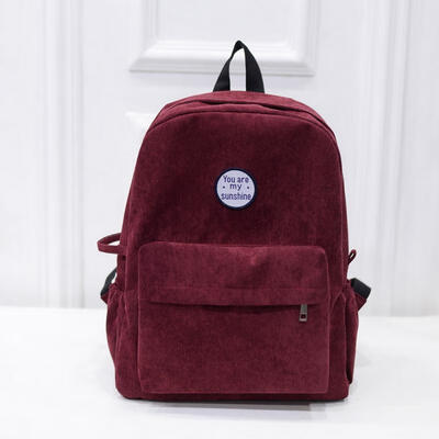 Vintage Corduroy Backpack For Women Pure Color Casual Shoulder Bag Handbag For Girls
Vintage Corduroy Backpack For Women Pure Color Casual Shoulder Bag Handbag For Girls