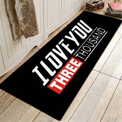 Gobestart I love You Three Thousand Times Pattern Square Area Rug FLeece Kitchen Bathroom 60X180CM
Gobestart I love You Three Thousand Times Pattern Square Area Rug FLeece Kitchen Bathroom 60X180CM