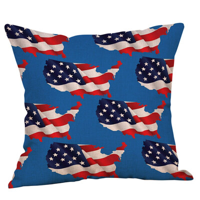 America Flag Cushion Cover Cotton Linen Decorative Pillowcase Chair Seat British style Pillows Case Blue Red Geometric
America Flag Cushion Cover Cotton Linen Decorative Pillowcase Chair Seat British style Pillows Case Blue Red Geometric