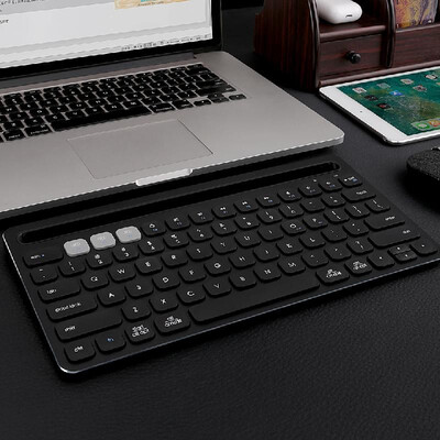 FD iK8500 Wireless Bluetooth Keyboard Ultra-slim Built-in Battery Rechargeable Keyboards Ergonomic Design Stable Connection for Ta
FD iK8500 Wireless Bluetooth Keyboard Ultra-slim Built-in Battery Rechargeable Keyboards Ergonomic Design Stable Connection for Ta
