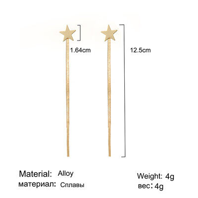 Korean Trend of Earrings in 2019 Silvery Stars geometry Round Irregularity Drop Earrings Crystal Long Party Jewery
Korean Trend of Earrings in 2019 Silvery Stars geometry Round Irregularity Drop Earrings Crystal Long Party Jewery