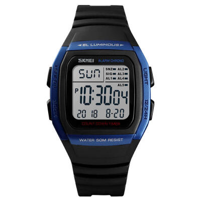 SKMEI Mens Multi Function Digital Sports Watch Waterproof Outdoor Light Up Watch
SKMEI Mens Multi Function Digital Sports Watch Waterproof Outdoor Light Up Watch