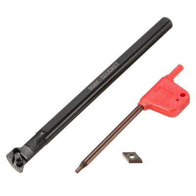 1Pc S08K-SDUCR07 Lathe Turning Tool Boring Bar Holder 8×125mm 1Pc DCMT0702 Insert 1Pc Wrench
1Pc S08K-SDUCR07 Lathe Turning Tool Boring Bar Holder 8×125mm 1Pc DCMT0702 Insert 1Pc Wrench