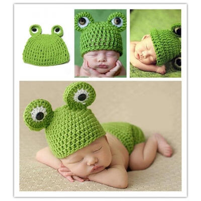 Lovely Newborn Baby Props Frog Hat Knit Crochet Hat Cartoon Beanie Cap Photography Prop Cap
Lovely Newborn Baby Props Frog Hat Knit Crochet Hat Cartoon Beanie Cap Photography Prop Cap